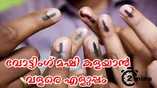 How To Remove Election Ink From Finger At Home Malayalam  B4 Tech [upl. by Anaib]