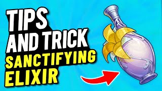 Sanctifying Elixir TIps and Guide amp Obsidian Ring Location  Genshin Impact 50 [upl. by Aztiley]