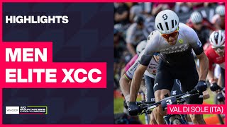 Val di Sole  Men Elite XCC Highlights  2024 WHOOP UCI Mountain Bike World Cup [upl. by Hinda]