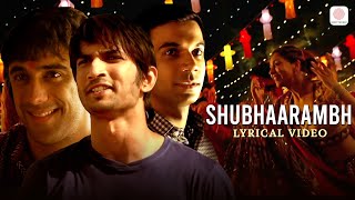 Shubhaarambh  Lyrical Video  Navratri Song  Sushant Singh Rajput Rajkummar R Amit S  Amit T [upl. by Bolitho327]