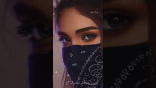 Arabic Girl Attitude Status  Tamally Habibi Song  Arabic Song  Full Screen WhatsApp Statushabibi [upl. by Rasia]