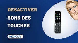 Comment désactiver les sons des touches sur le téléphone Nokia 2660 Flip [upl. by Eenaffit]