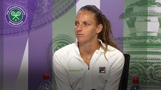 Karolina Pliskova 3R Press Conference [upl. by Nair]