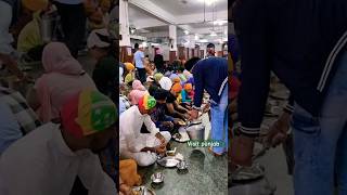 Golden Temple Amritsar  Langar Hall  Food shorts [upl. by Mont787]