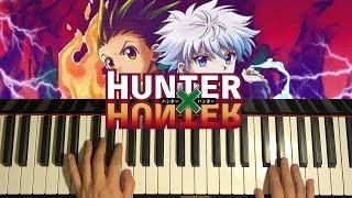 Hunter X Hunter  Departure Piano Tutorial Lesson [upl. by Yhtak]