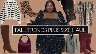 Plus Size Fall Fashion Trends Try On Haul [upl. by Bellew]