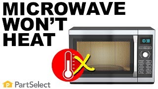 Microwave Troubleshooting How to Diagnose a Microwave That Wont Heat  PartSelectcom [upl. by Opiuuk]