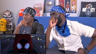 SPIDERMAN INTO THE SPIDERVERSE Official Trailer Reaction [upl. by Senaj]