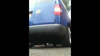 vw caddy van 2k tdi race exhaust 267bhp [upl. by Tebzil]