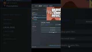 ✔️ GTAV Online  Validate Steam Files shorts [upl. by Nima62]