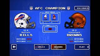 NFL retro bowl 25 gameplay pt1 [upl. by Shea854]