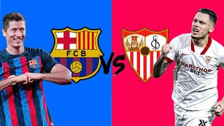 BARCELONA vs SEVILLA 4K GAMEPLAY [upl. by Ruhtracam59]