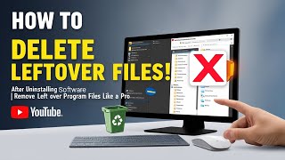 How to Manually Delete Files After Uninstalling Software  Remove Leftover Program Files Like a Pro [upl. by Koah]