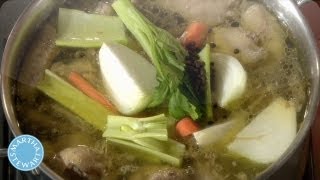 Basic Chicken Stock⎢Martha Stewart [upl. by Yhtuv]