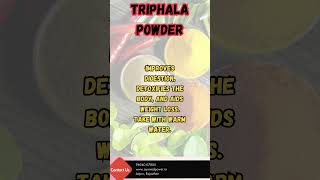 Triphala Churna Benefits  The Ultimate Ayurvedic Detox 🌿 AyurvedPower facts doctor remedy [upl. by Nahtaneoj992]