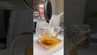 let’s make some orange vanilla honeybush tea 🍵🍃🍊 quiet asmr break cozyliving asmrrelax [upl. by Melany]