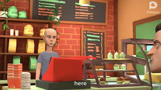 Classic caillou goes to pizza restaurant and gets grounded [upl. by Mialliw547]