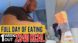 1weekout Mr Big Evolution  2340kcal Full day of eating [upl. by Dolora]