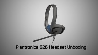 Plantronics Audio 626 Headset Unboxing  Audio Test [upl. by Notnats]