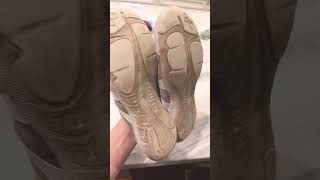 Cleaning ￼ these cheer shoes ￼🧼￼￼ transitioncheerclean [upl. by Nonnarb158]