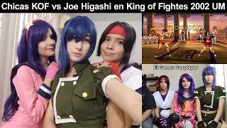 Cosplay Retas  Athena Leona y Yuri vs Joe  KOF 2002 UM [upl. by Drahser]