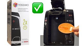 Tassimo JOY Entkalken  Anleitung  Bosch TAS4503 [upl. by Raila454]