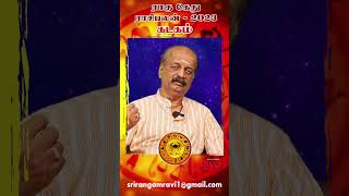 Kadagam  Rahu Ketu Peyarchi 2023  கடகம் ராகு கேது பெயர்ச்சி பலன் 2023  Srirangam Ravi shorts [upl. by Aserehc]