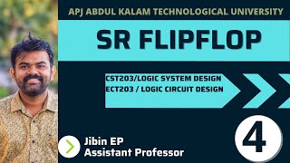 SR Flipflop  KTU  Logic System Design  CST203 ECT203 ITT203 EET206  Digital Electronics [upl. by Edyth]