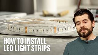 How to Install LED Light Strips [upl. by Surtimed]