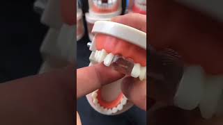 False teeth Molder Repair Gap Tooth craps🦷beadrepaircheapsavemoneyfillfixtooth [upl. by Odlawso245]