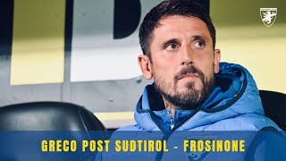 SERIE B 2425  MISTER GRECO POST SUDTIROL  FROSINONE [upl. by Mellar]