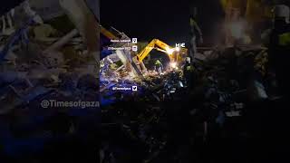 Aftermath of Israeli air strike on a house in Yaroun south Lebanon [upl. by Yenffad]