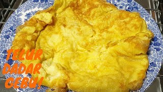 Cara Masak Telur Dadar Gebu amp Sedap [upl. by Feingold]