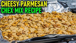 Cheesy Parmesan Ranch Chex Mix 10 Minute Recipe [upl. by Ogilvy671]