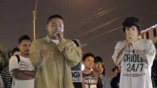 Carlitos vs Gasper  Freestyle Navirap Raptonda 2014 FREESTYLE PERUANO [upl. by Tybie786]