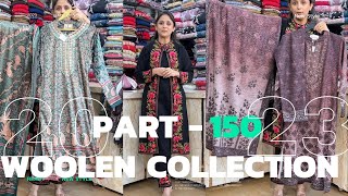 part  150  designer karachi woolen  velvet suits  premium wool collection2023 [upl. by Burkhart]