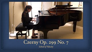 Czerny School of Velocity Op 299 No 7 [upl. by Kerrie]