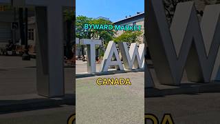 Byward Market in Ottowa travel canada food new explore barackobama [upl. by Hetti]