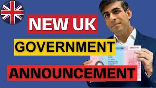 NEW UK GOVERNMENT ANNOUNCEMENT CHANGES TO VISAFREE ENTRY  NEW ENTRY RULES  SKILLED WORKER  CARE [upl. by Scibert330]