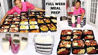 1WK FAMILY MEAL PREP IDEAS  BREAKFAST LUNCH amp DINNER RECIPES  WHAT WE EAT IN A WEEK  OMABELLETV [upl. by Alrahc222]