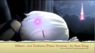 Hikari Aoi Teshima  Piano Version  by Sam Yung [upl. by Anairb]