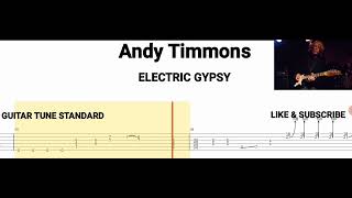 Andy Timmons  Electric Gypsy  Tab Guitar [upl. by Troyes]