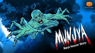 Munjya Horror Story  Scary Pumpkin  Hindi Horror Stories  Animated Stories [upl. by Lanie]