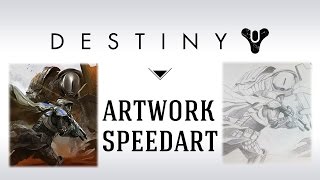 FR Destiny  Speed Art Guardians Vs Cabal by Morrigh4n [upl. by Auj]