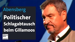 Abensberg Politischer Schlagabtausch beim Gillamoos [upl. by Halbeib]