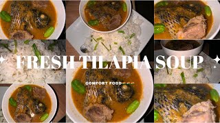 Delicious Ghanaian Fresh Tilapia SoupEasy To Make viralfood tasteofghana souplovers foodie [upl. by Apthorp]