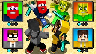 4 YOUTUBER VERLIEREN EIN HERZ  Minecraft Helden [upl. by Corby32]