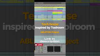 Tech house inspired by Toolroom Toolist ABLETON Project ableton toolroomabletontemplate [upl. by Afton]