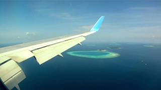 Landing in Male Maldives [upl. by Ynad]