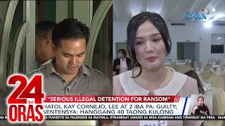 24 Oras Part 1 Hatol ng korte sa isinampang kaso ni Vhong Navarro vs Deniece Cornejo atbp [upl. by Idid]